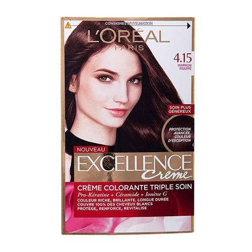 کیت رنگ موی لورآل سری Excellence شماره 4.15