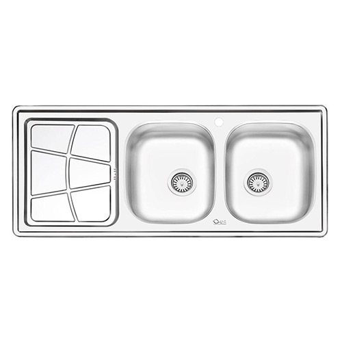 بهترین سینک ظرفشویی ایلیا استیل Ilia Steel 4030R Inset Sink Size 120 X 50 cm