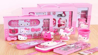 ست لوازم تحریر دخترانه و پسرانه ست لوازم تحریر دخترانه و پسرانه فانتزی +ست پرگار و خط کش طرح دار