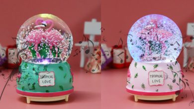 هدیه گوی موزیکال برای ولنتاین خرید هدیه ولنتاین گوی موزیکالی ارزان قیمت