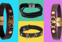36 دستبند چرمی ماه تولد و طرح دار مناسب برای هدیه دادن