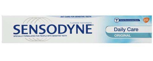 خمیر دندان سنسوداین سری Daily Care مدل Original Sensitive Teeth حجم 50 میلی لیتر