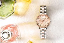 ساعت زنانه کاسیو اصل با بند چرم و فلزی