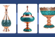 معرفی و خرید 10 مدل ظروف فیروزه کوب مسی با قیمت خوب