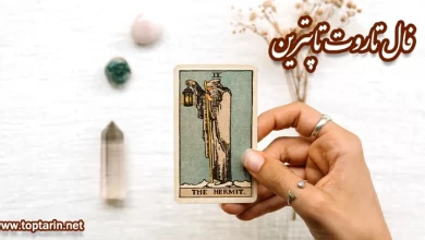 معنی کارت تاروت The Hermit عمودی و تفسیر کارت درویش معنی کارت تاروت The Hermit عمودی و تفسیر کارت درویش