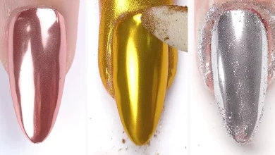 مدل دیزاین ناخن کروم برای خانم های خوش سلیقه و به روز