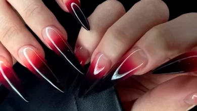 مدل دیزاین ناخن تیز؛ کلی ایده‌های رنگی و جذاب