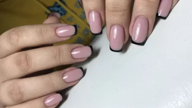 مدل لمینت ناخن کوتاه با رنگ‌های جذاب